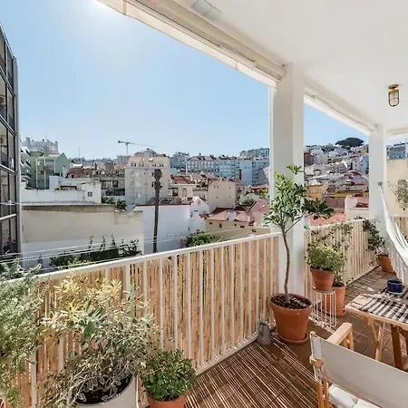 Apartamento New Bright Design With Spacious Balcony Lisboa