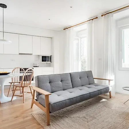 New Bright Design With Spacious Balcony Apartmán Lisboa